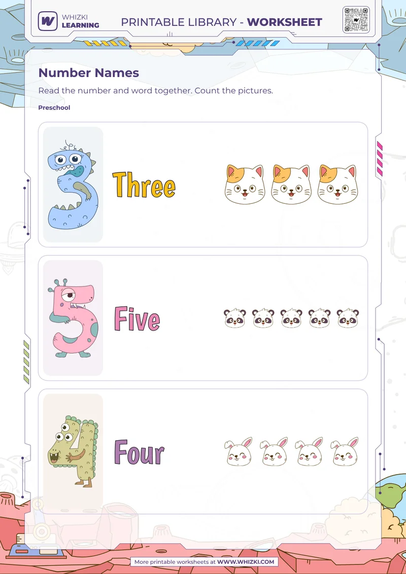 Numbers Three, Five, and Four Number Cards