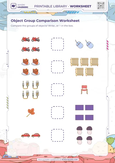 Object Group Comparison Worksheet