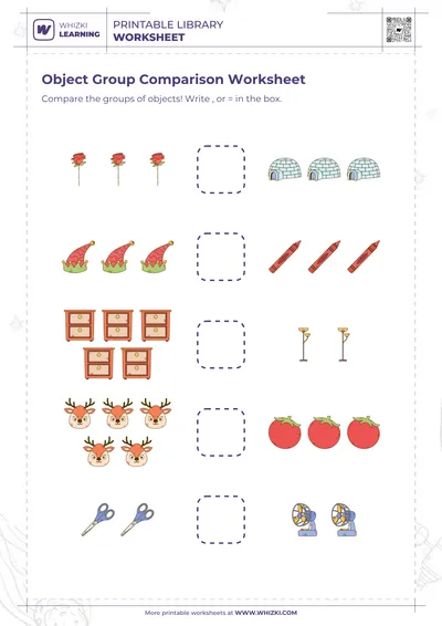 Object Group Comparison Worksheet