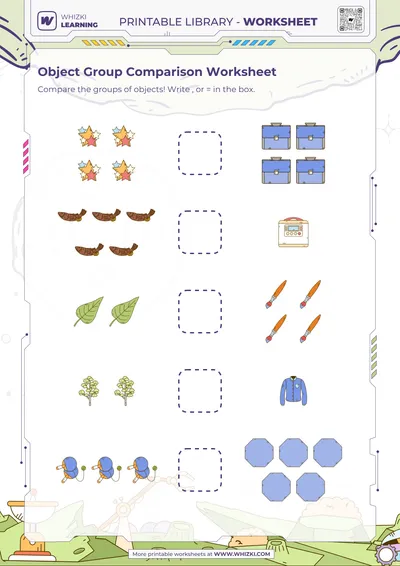 Object Group Comparison Worksheet