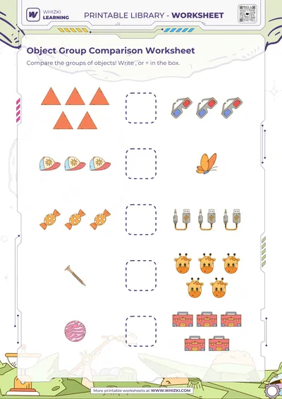 Object Group Comparison Worksheet
