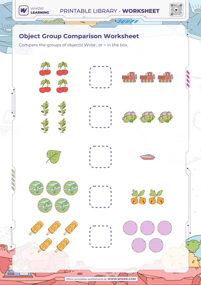 Object Group Comparison Worksheet