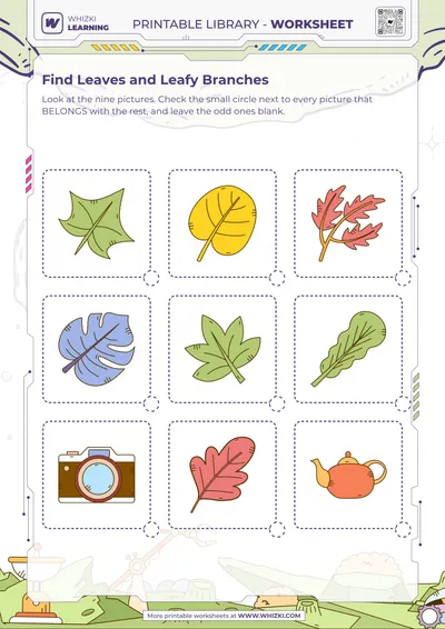 Find Leaves and Leafy Branches