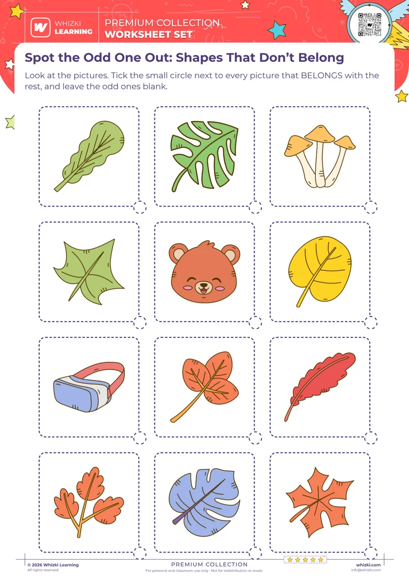 Spot the Odd One Out: Shapes That Don’t Belong