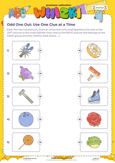 Odd One Out: Use One Clue at a Time