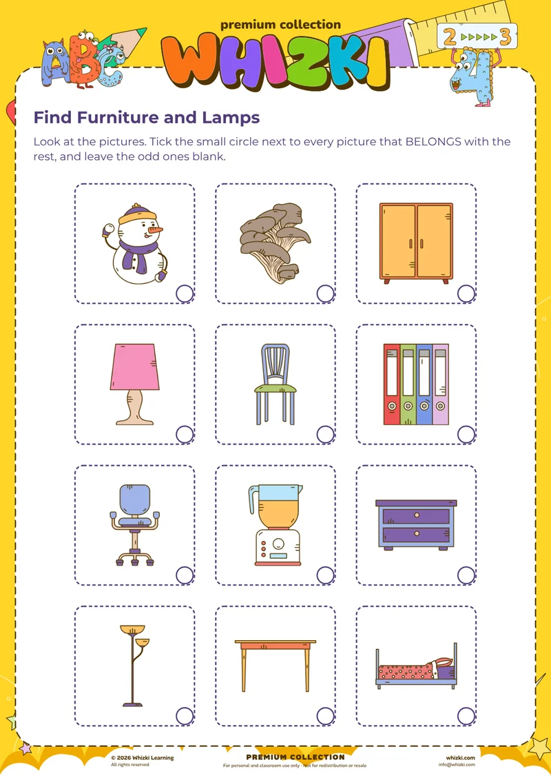 Find Furniture and Lamps
