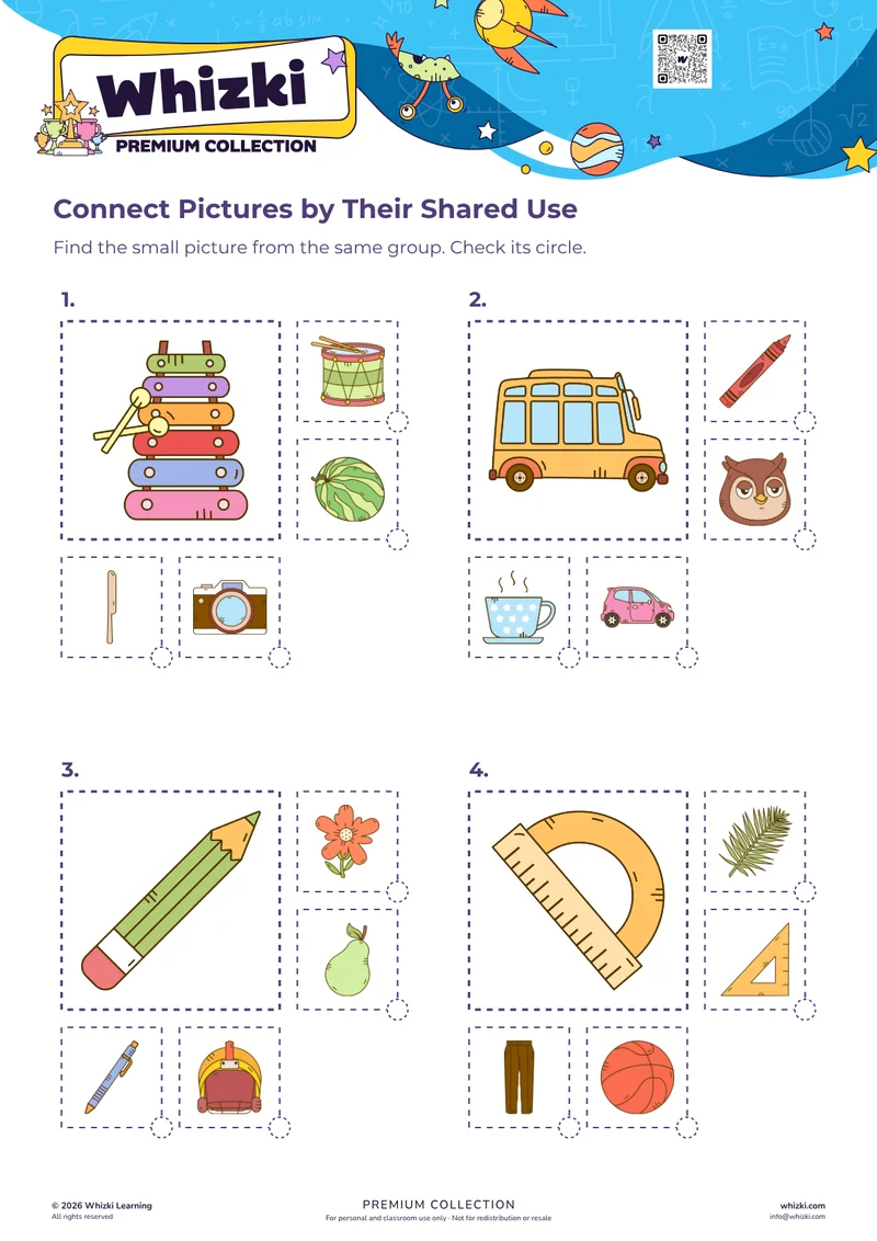 Connect Pictures by Their Shared Use