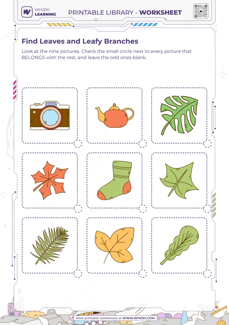 Find Leaves and Leafy Branches