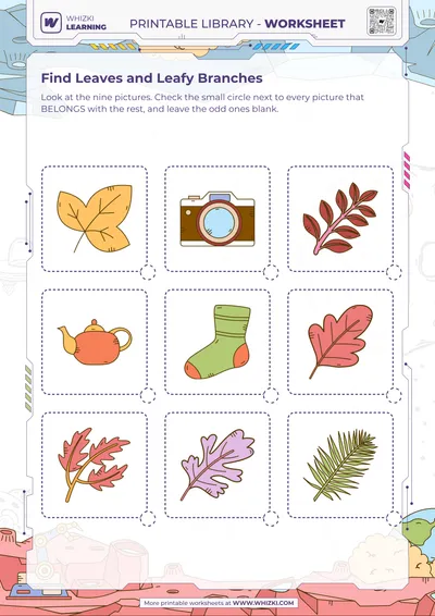 Find Leaves and Leafy Branches