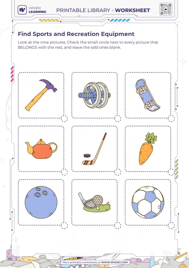 Find Sports and Recreation Equipment