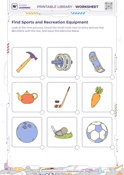 Find Sports and Recreation Equipment