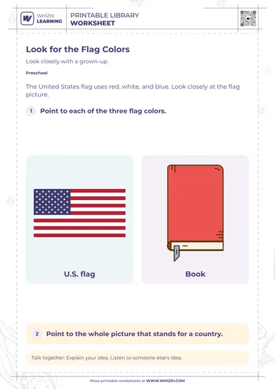 Our Country and Symbols Worksheet