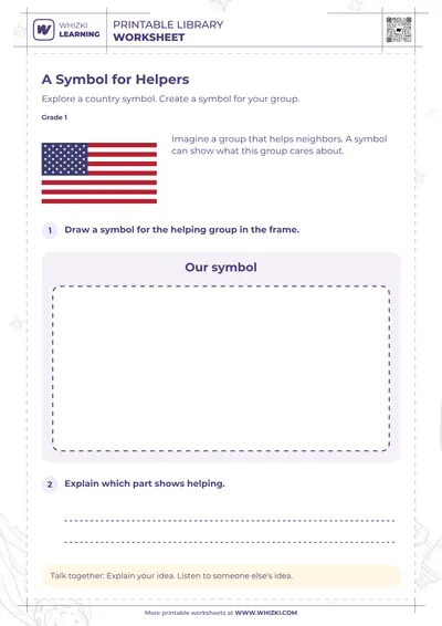 Our Country and Symbols Worksheet