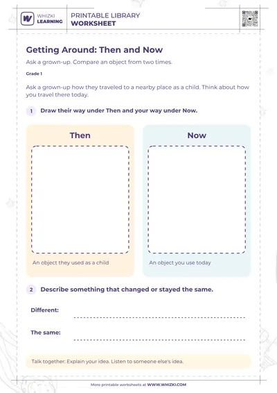 Past and Present Sorting Worksheet