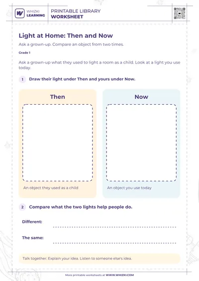 Past and Present Sorting Worksheet