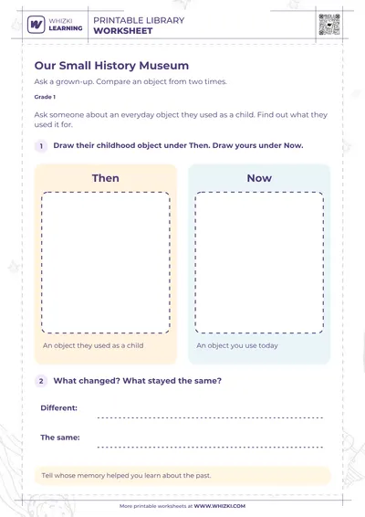 Past and Present Sorting Worksheet