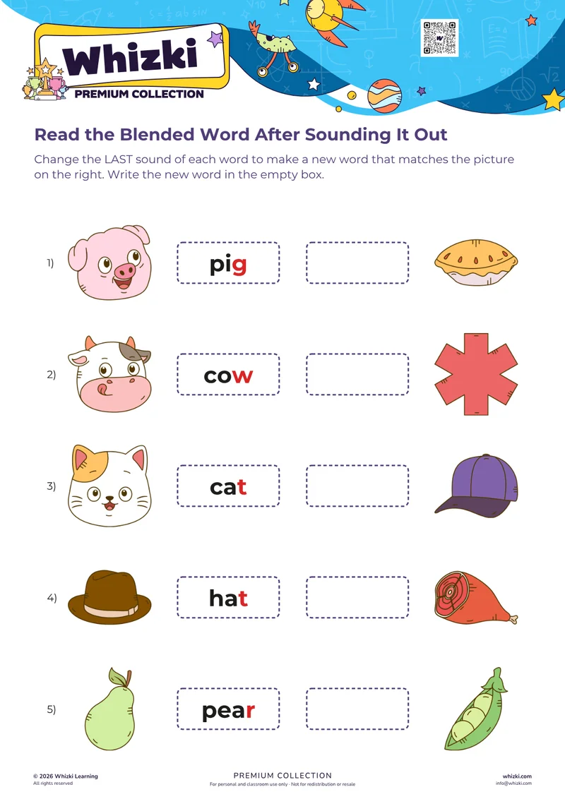 Read the Blended Word After Sounding It Out