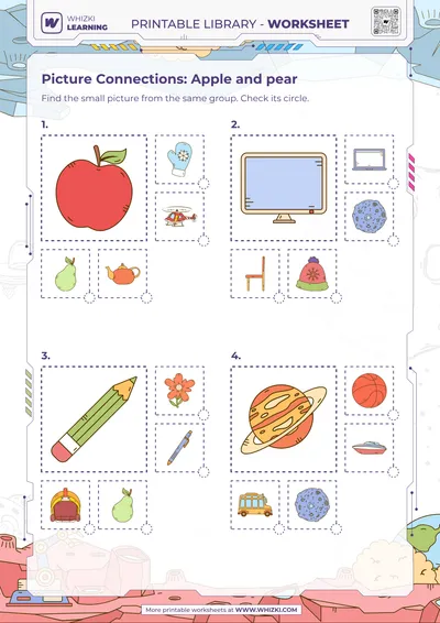 Picture Connections: Apple and pear