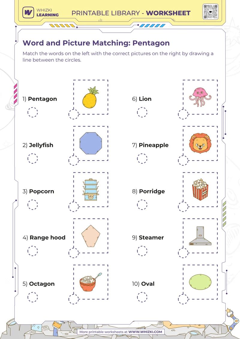 Word and Picture Matching: Pentagon