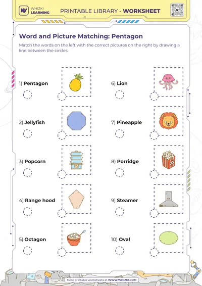 Word and Picture Matching: Pentagon