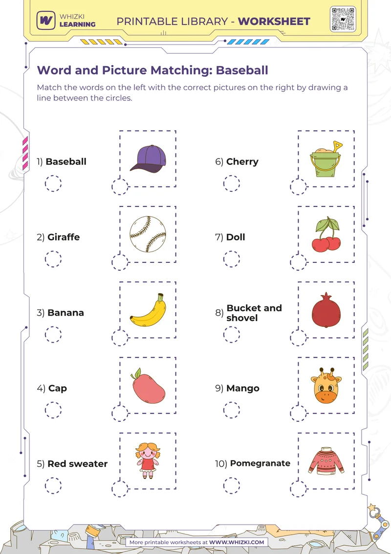Word and Picture Matching: Baseball