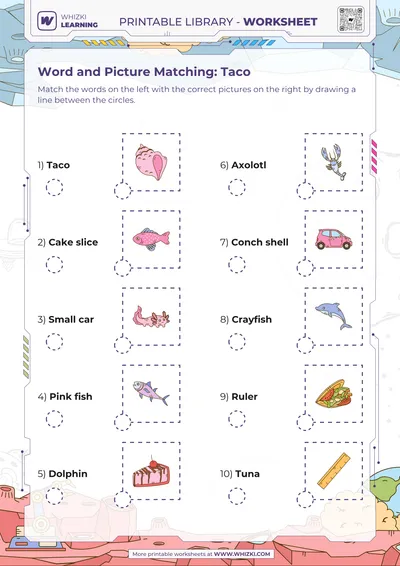 Word and Picture Matching: Taco