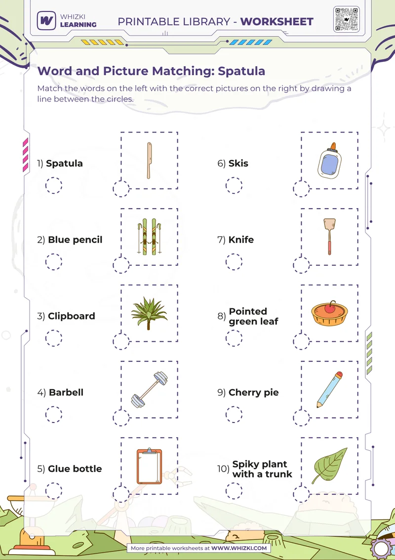 Word and Picture Matching: Spatula