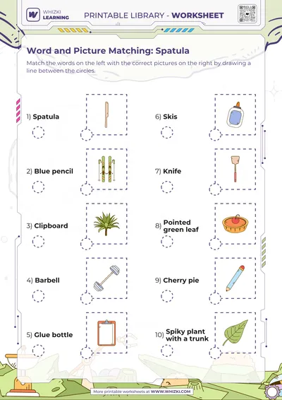 Word and Picture Matching: Spatula