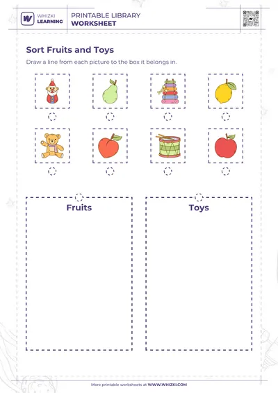 Sort Fruits and Toys