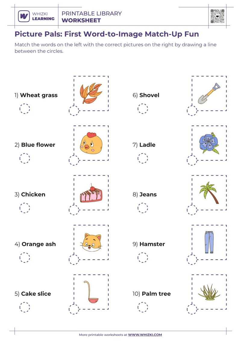 Picture Pals: First Word-to-Image Match-Up Fun