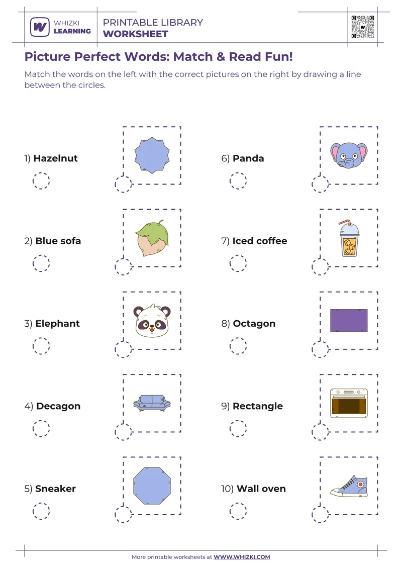 Picture Perfect Words: Match & Read Fun!