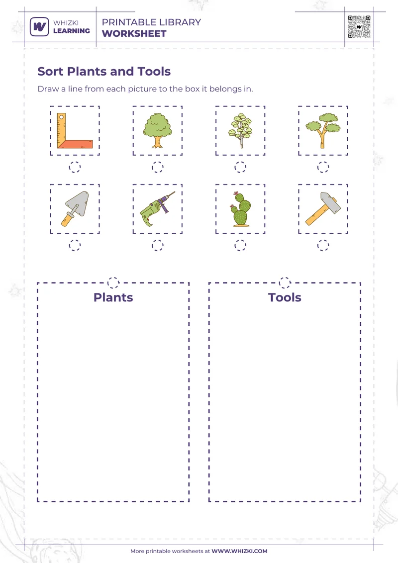 Sort Plants and Tools