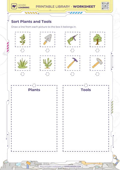 Sort Plants and Tools