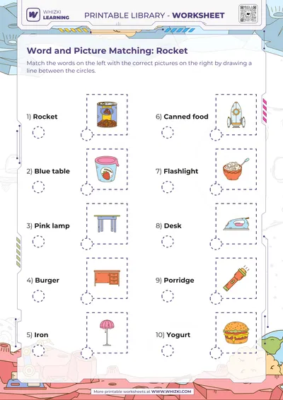 Word and Picture Matching: Rocket
