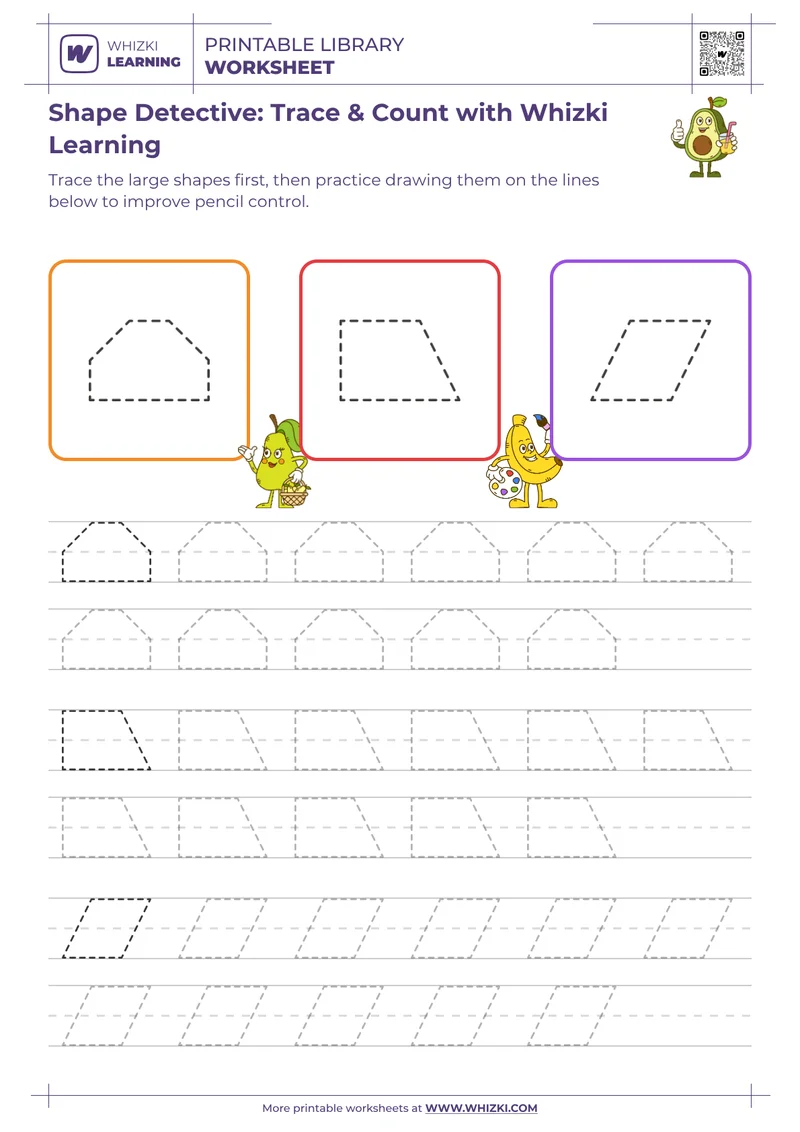 Shape Detective: Trace & Count with Whizki Learning