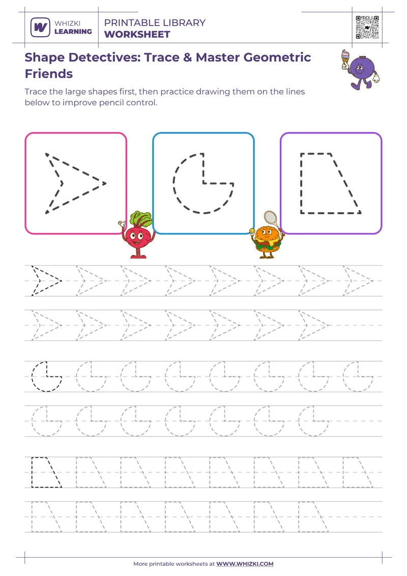 Shape Detectives: Trace & Master Geometric Friends