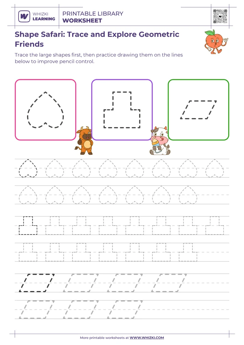 Shape Safari: Trace and Explore Geometric Friends