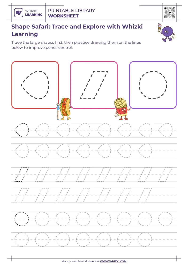 Shape Safari: Trace and Explore with Whizki Learning