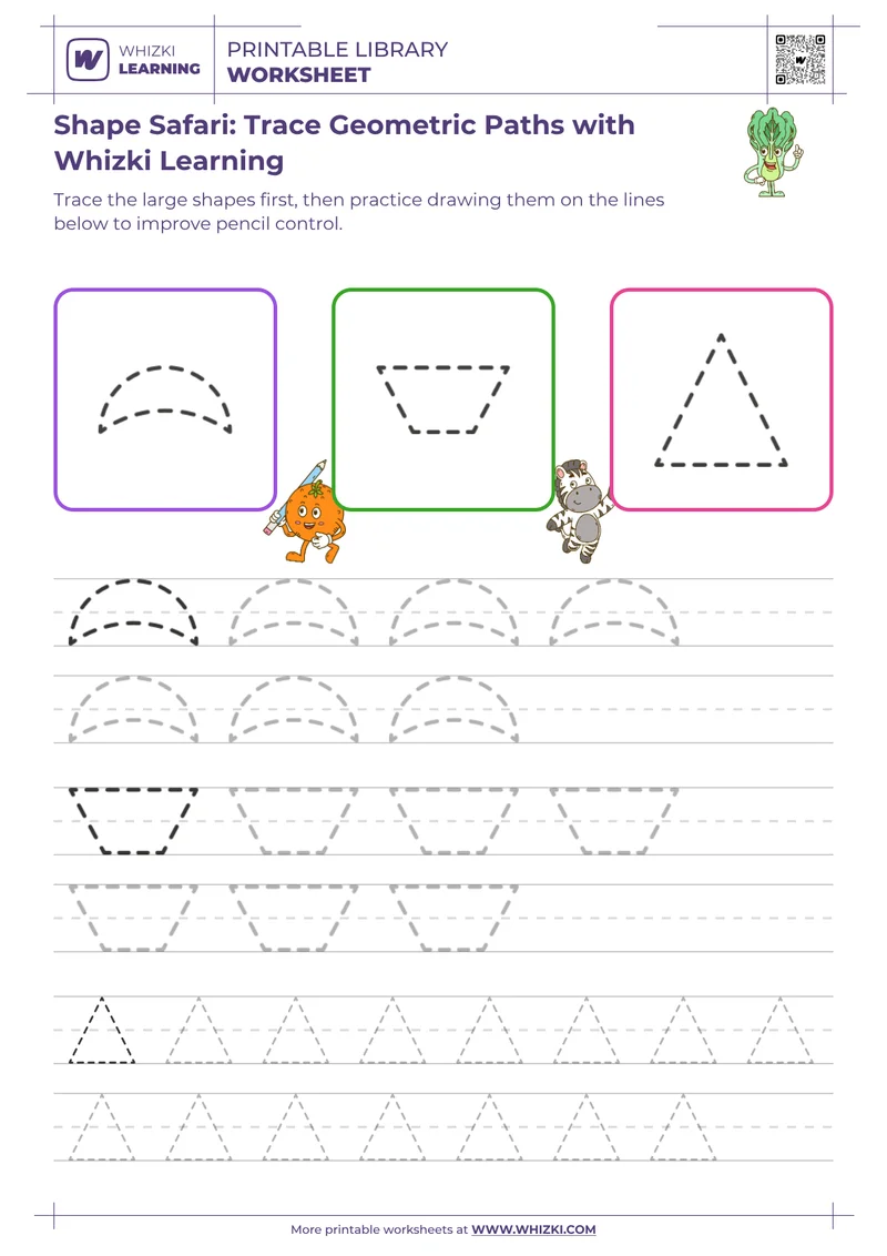 Shape Safari: Trace Geometric Paths with Whizki Learning