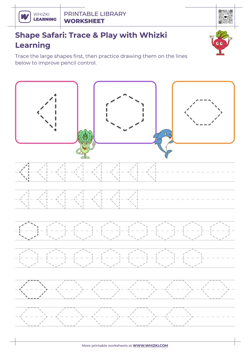 Shape Safari: Trace & Play with Whizki Learning