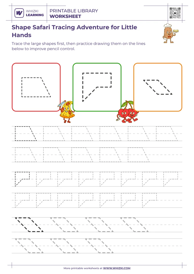 Shape Safari Tracing Adventure for Little Hands