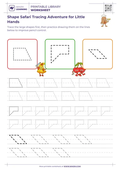 Shape Safari Tracing Adventure for Little Hands