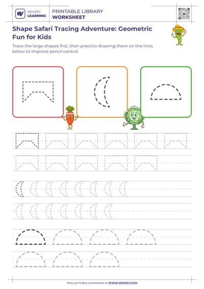 Shape Safari Tracing Adventure: Geometric Fun for Kids