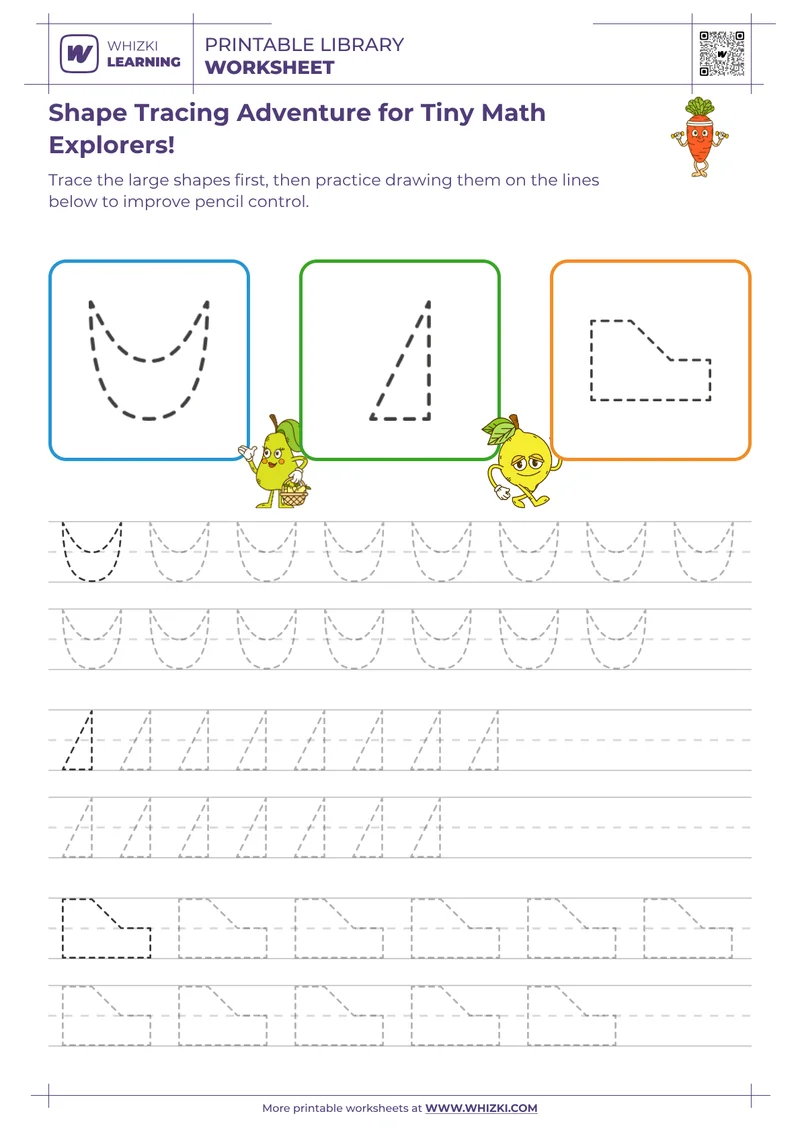 Shape Tracing Adventure for Tiny Math Explorers!