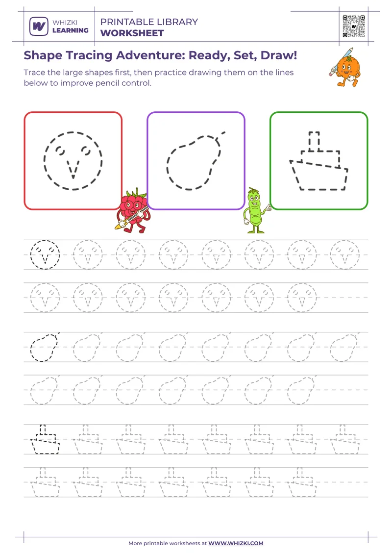 Shape Tracing Adventure: Ready, Set, Draw!