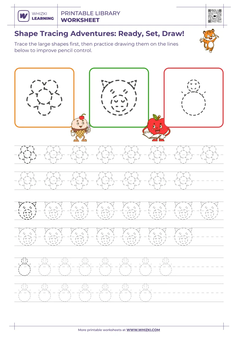 Shape Tracing Adventures: Ready, Set, Draw!
