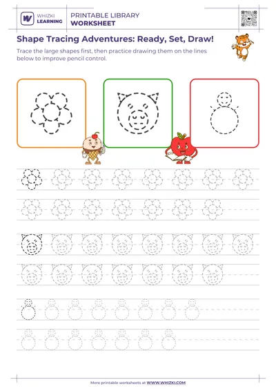 Shape Tracing Adventures: Ready, Set, Draw!