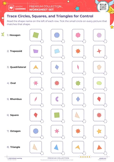 Trace Circles, Squares, and Triangles for Control