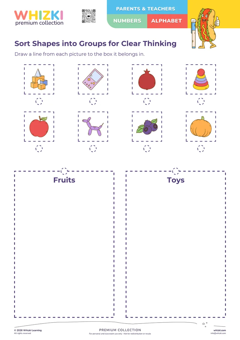 Sort Shapes into Groups for Clear Thinking
