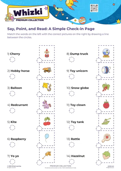 Say, Point, and Read: A Simple Check-in Page